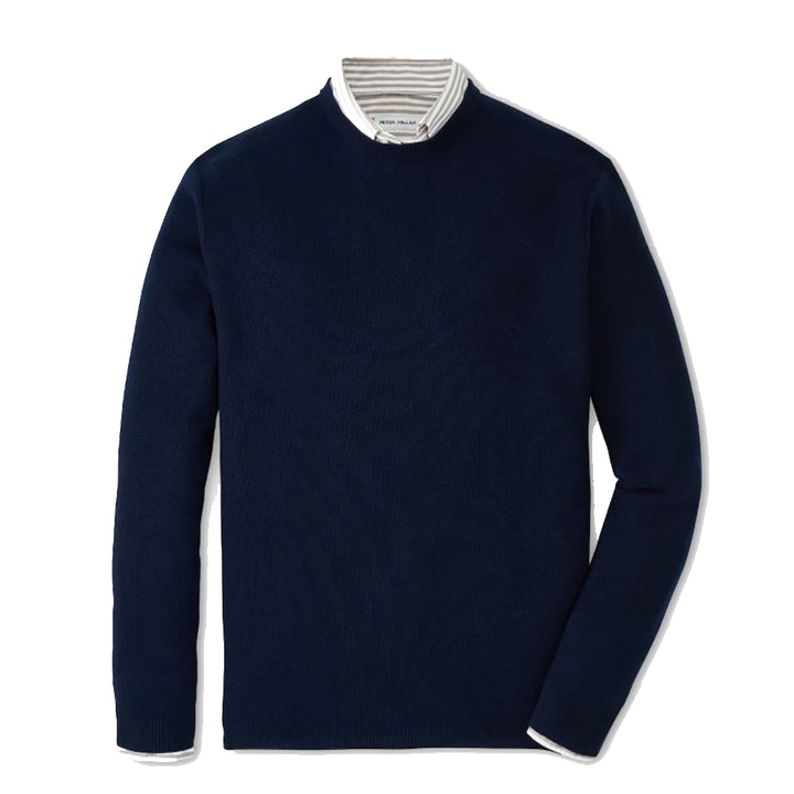 Autumn Crest Honeycomb Crewneck Sweater