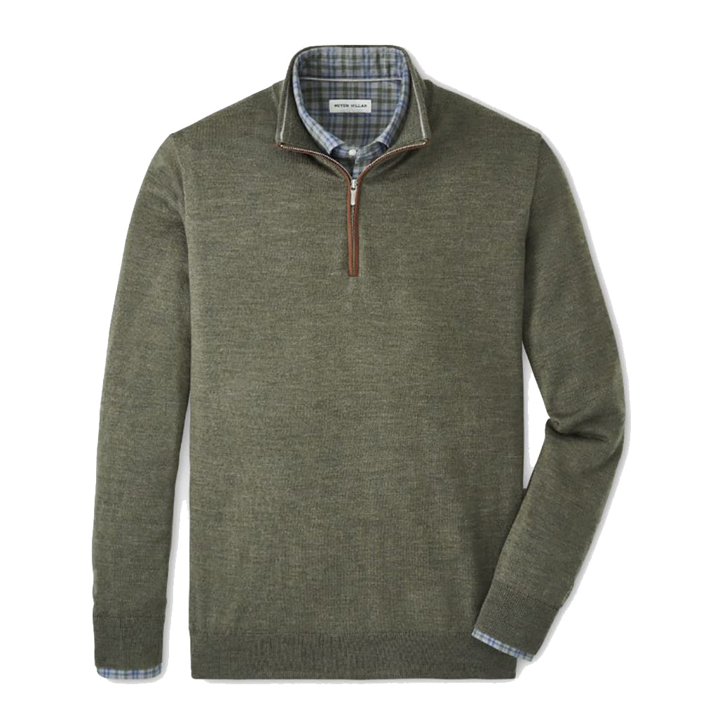 Autumn Crest Suede Trim Quarter-Zip