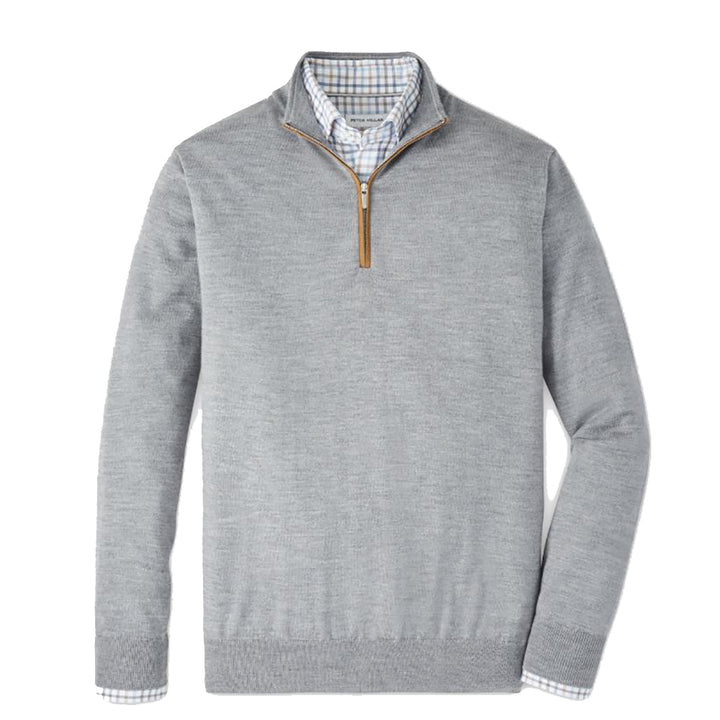 Autumn Crest Suede Trim Quarter-Zip