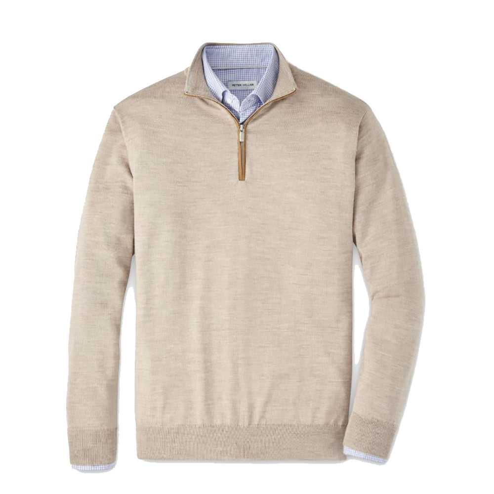 Autumn Crest Suede Trim Quarter-Zip