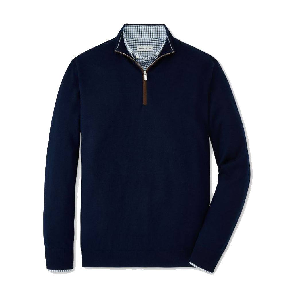 Autumn Crest Suede Trim Quarter-Zip