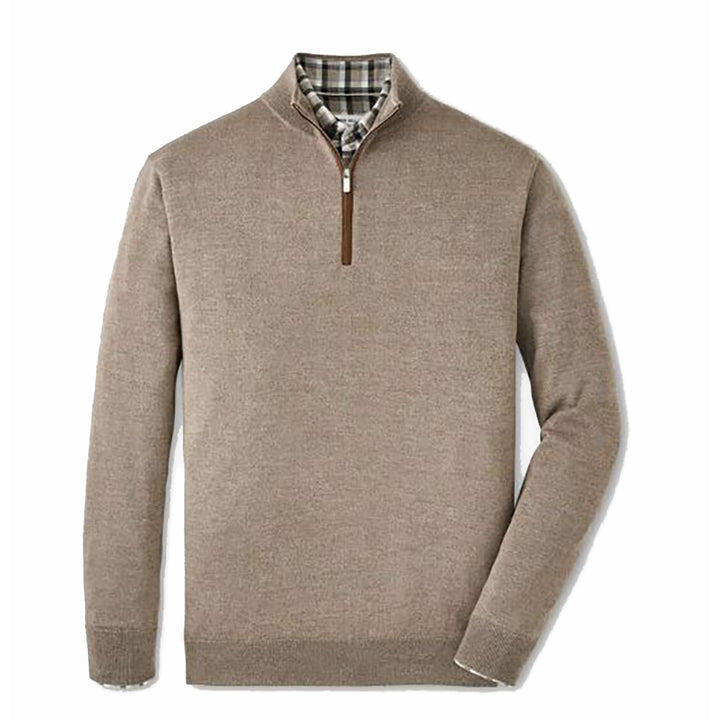 Autumn Crest Suede Trim Quarter Zip