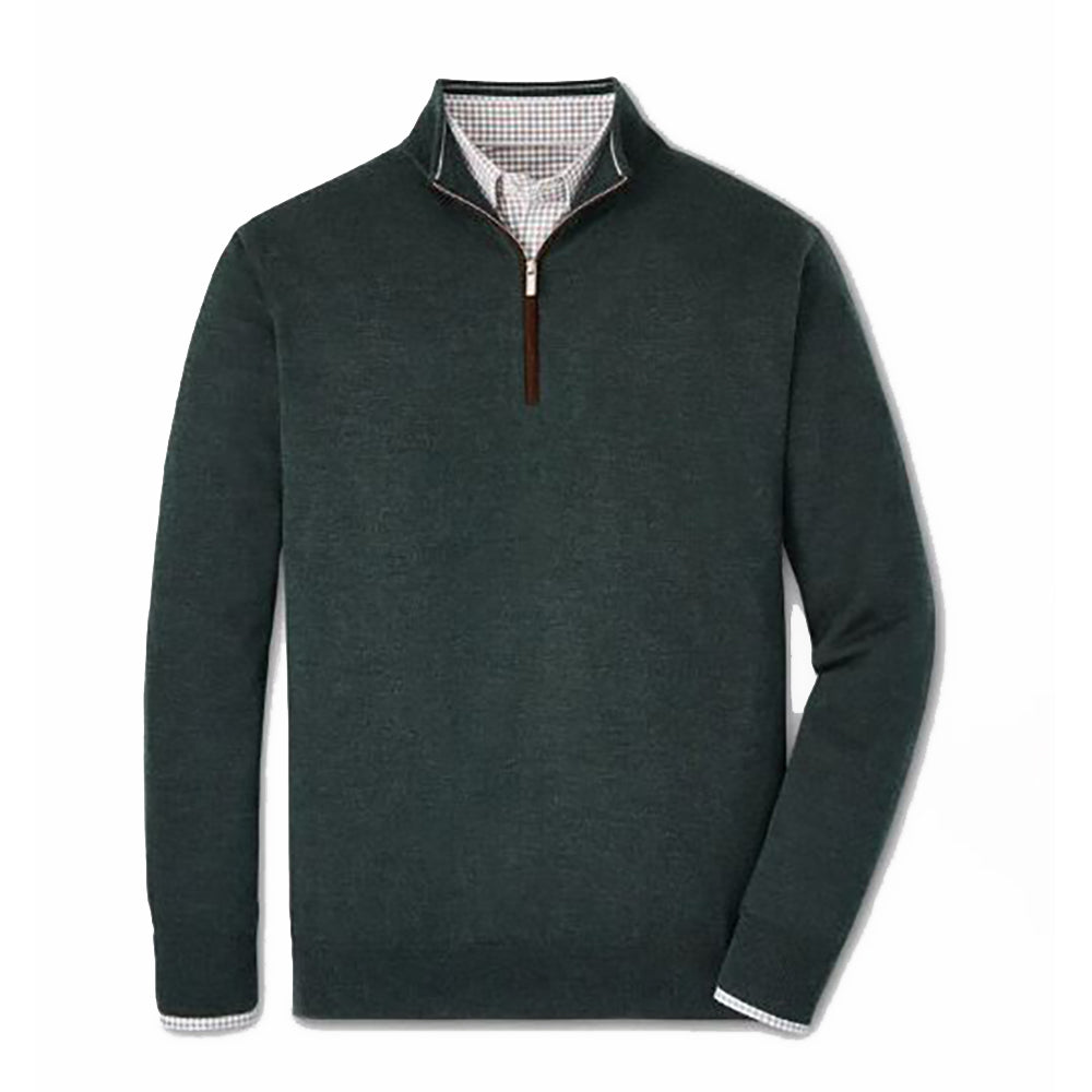 Autumn Crest Suede Trim Quarter Zip