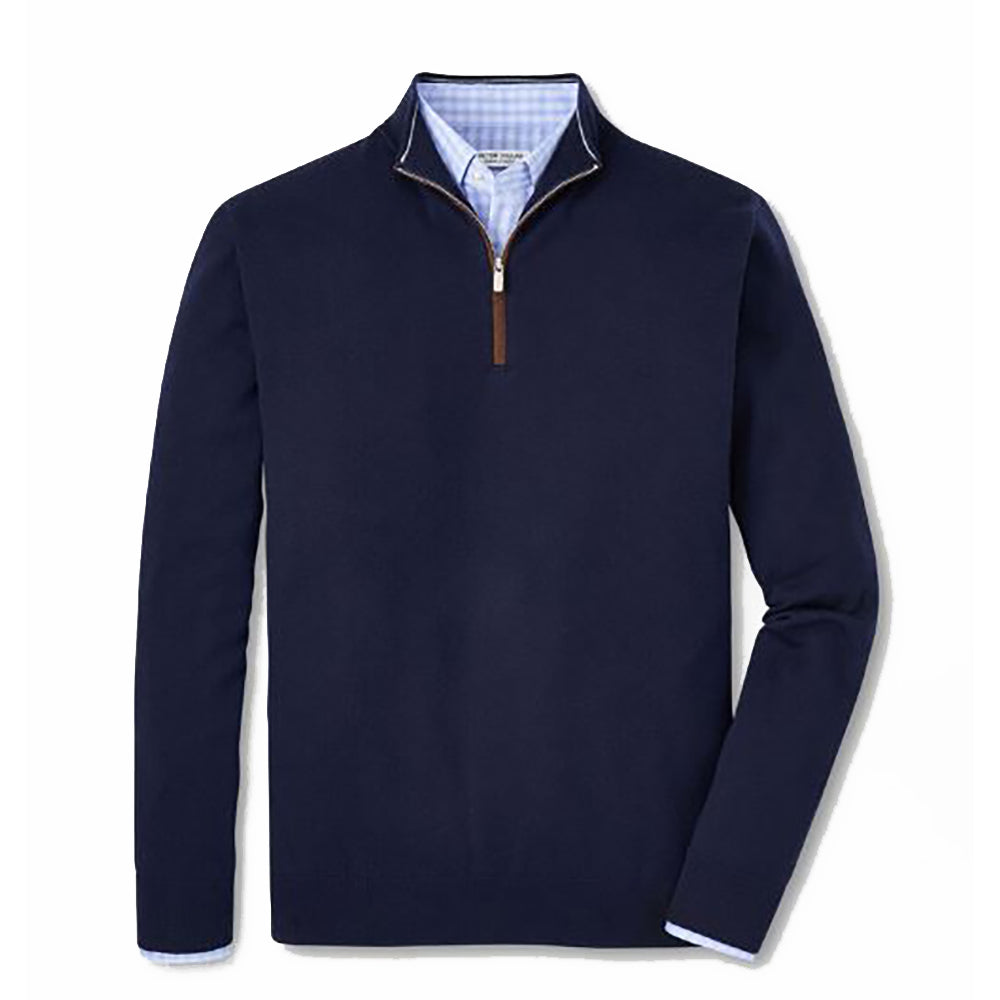 Autumn Crest Suede Trim Quarter Zip