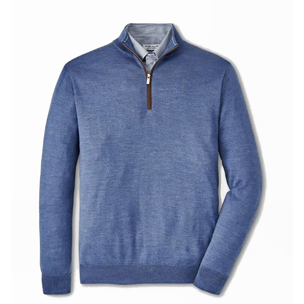 Autumn Crest Suede Trim Quarter Zip