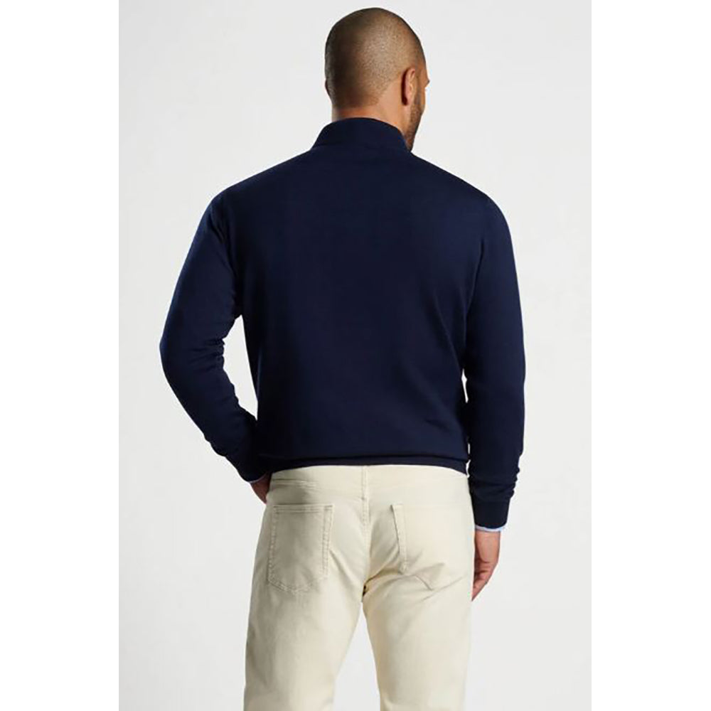 Autumn Crest Suede Trim Quarter Zip