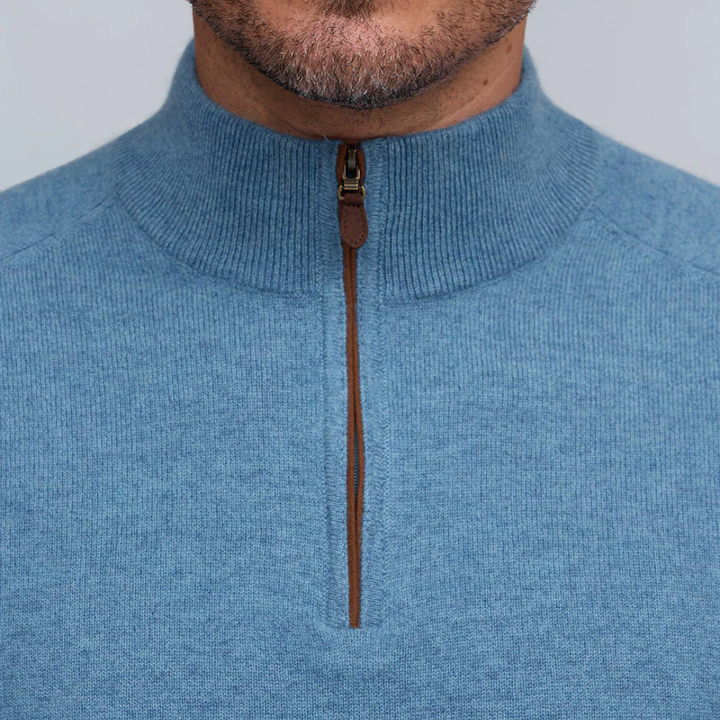 Cashmere Suede 1/4-Zip