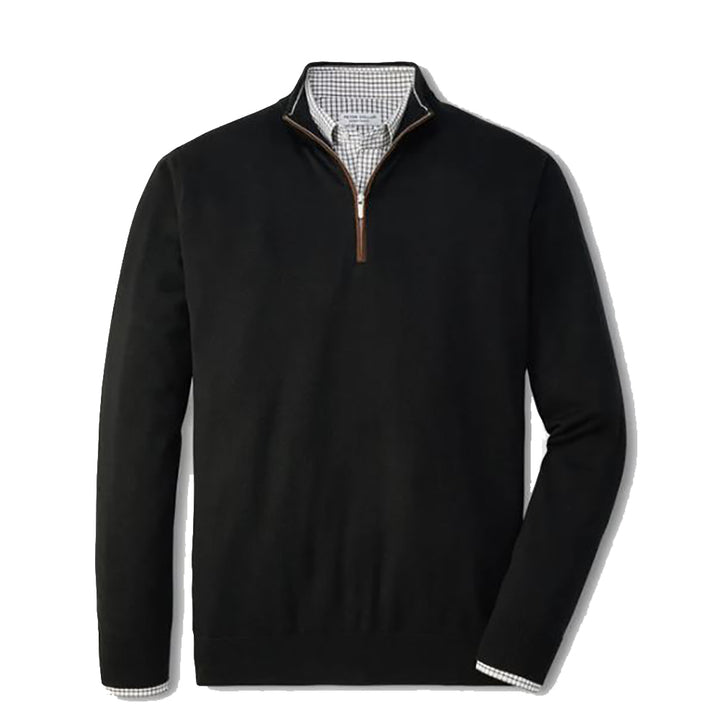 Autumn Crest Suede Trim Quarter Zip