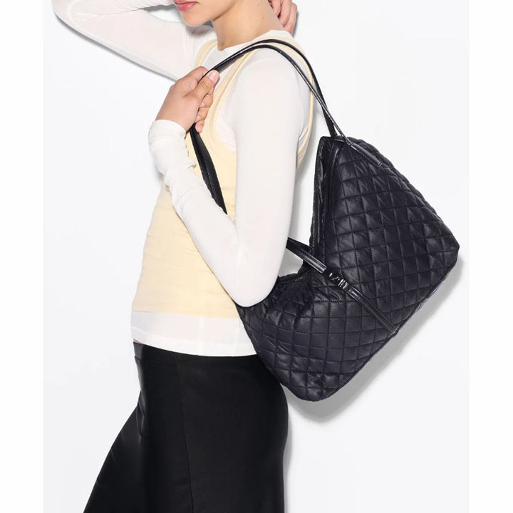 Astor East West Tote - Black