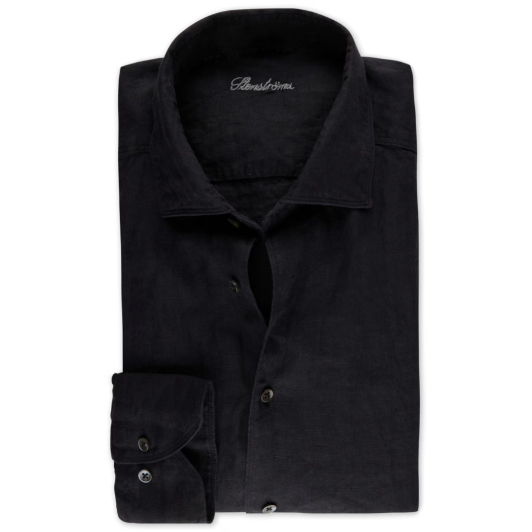 Black Linen Shirt
