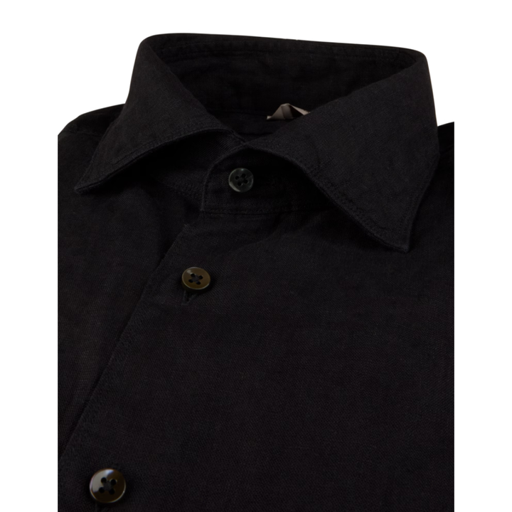 Black Linen Shirt