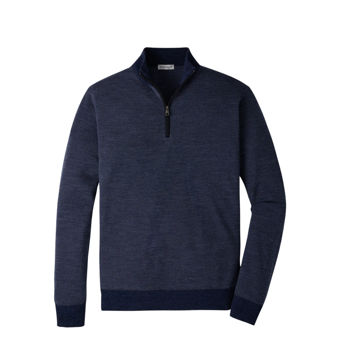 Blair Birdseye Quarter-Zip Sweater