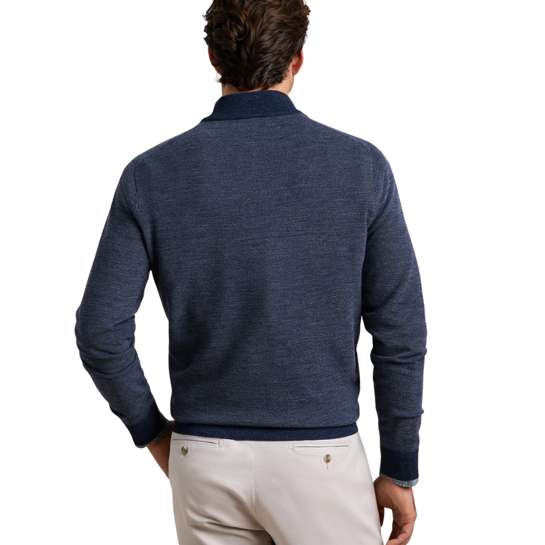 Blair Birdseye Quarter-Zip Sweater