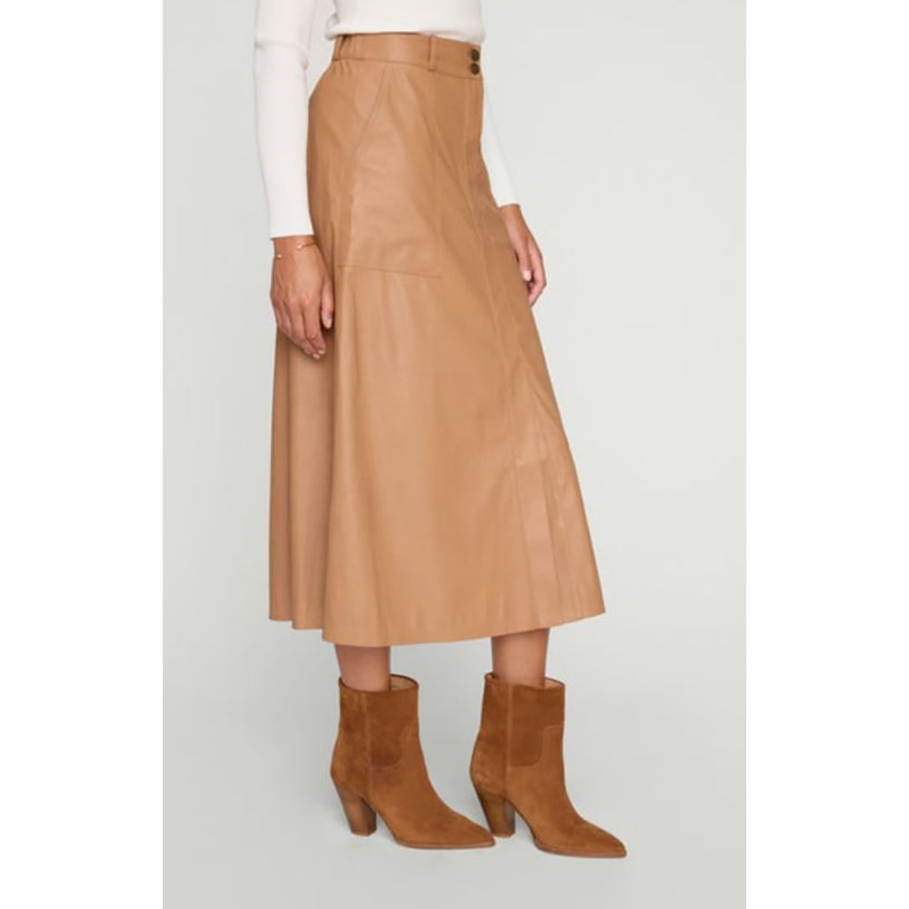 Mica Vegan Leather Skirt