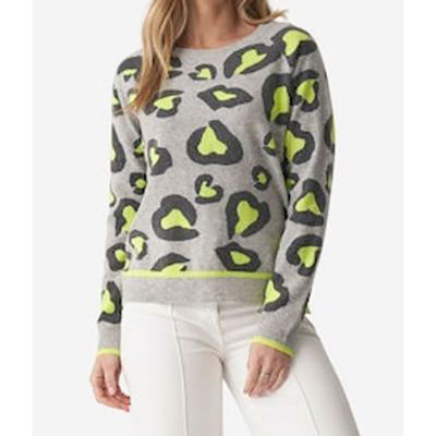 Cashmere Lucy Leopard Sweater