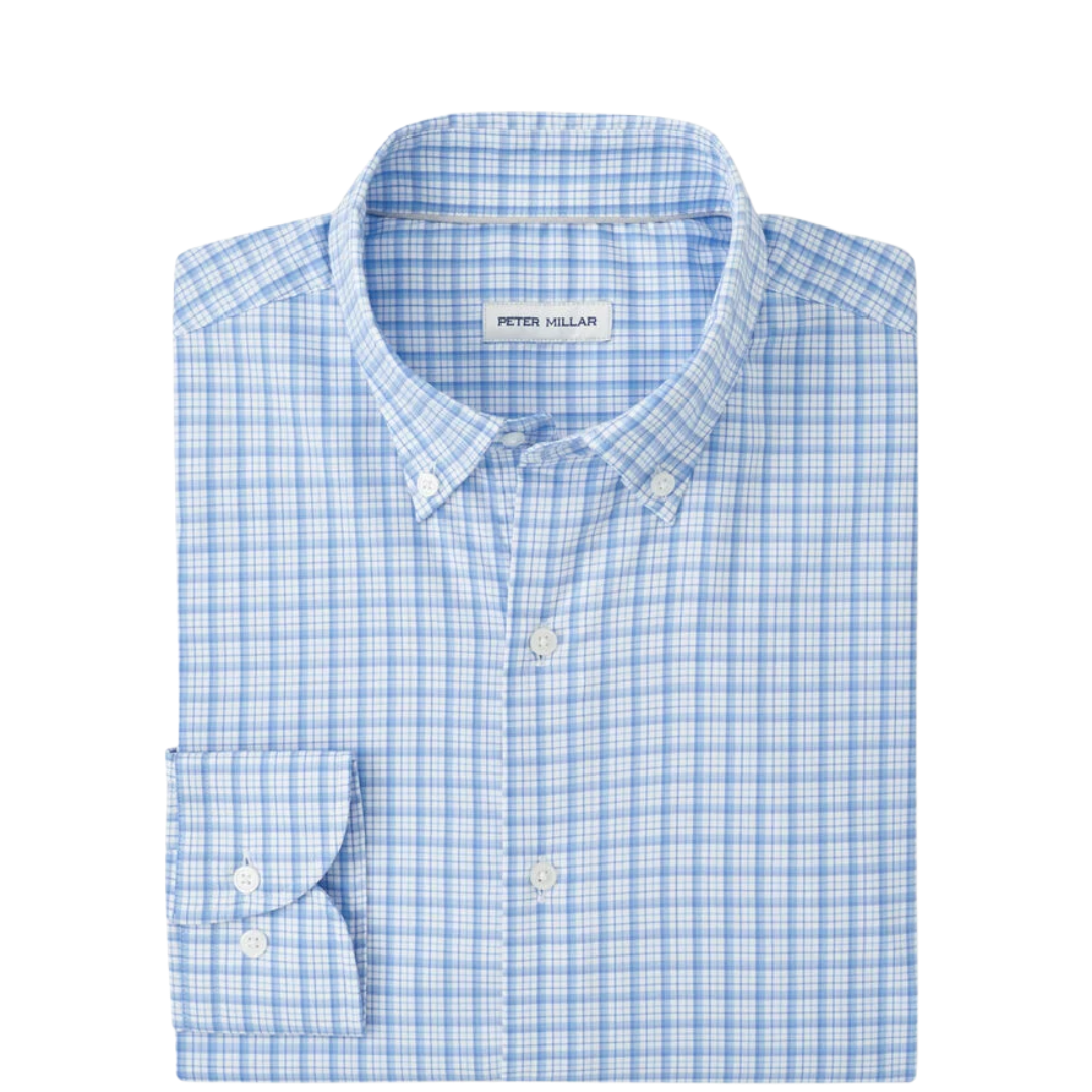 Calvin Crown Lite Cotton-Stretch Sport Shirt
