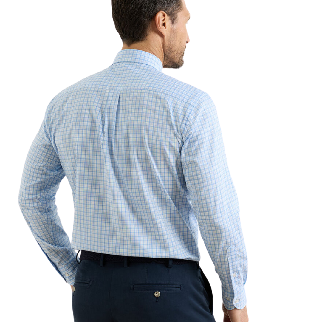 Calvin Crown Lite Cotton-Stretch Sport Shirt