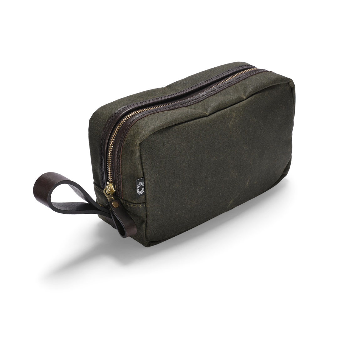 Light Waxed Washbag