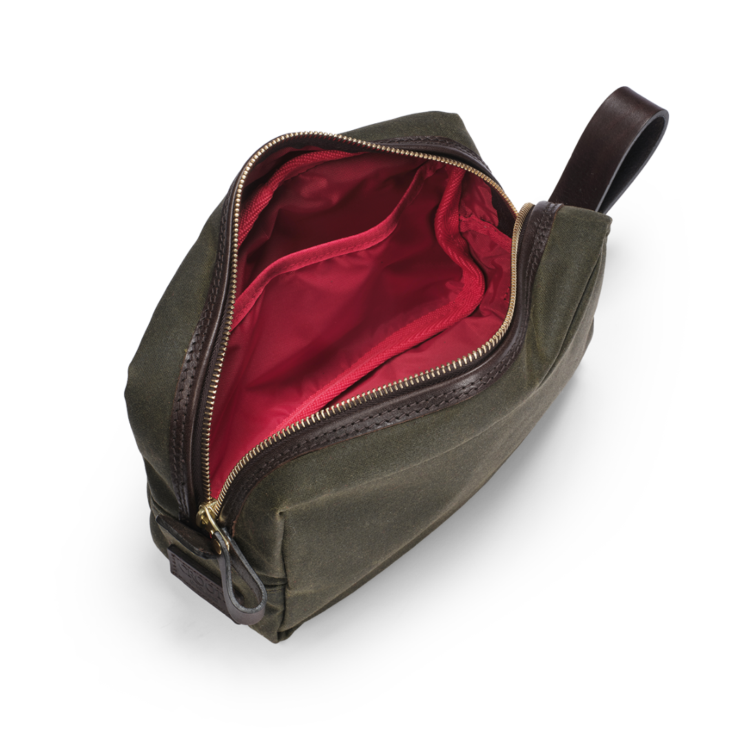 Light Waxed Washbag