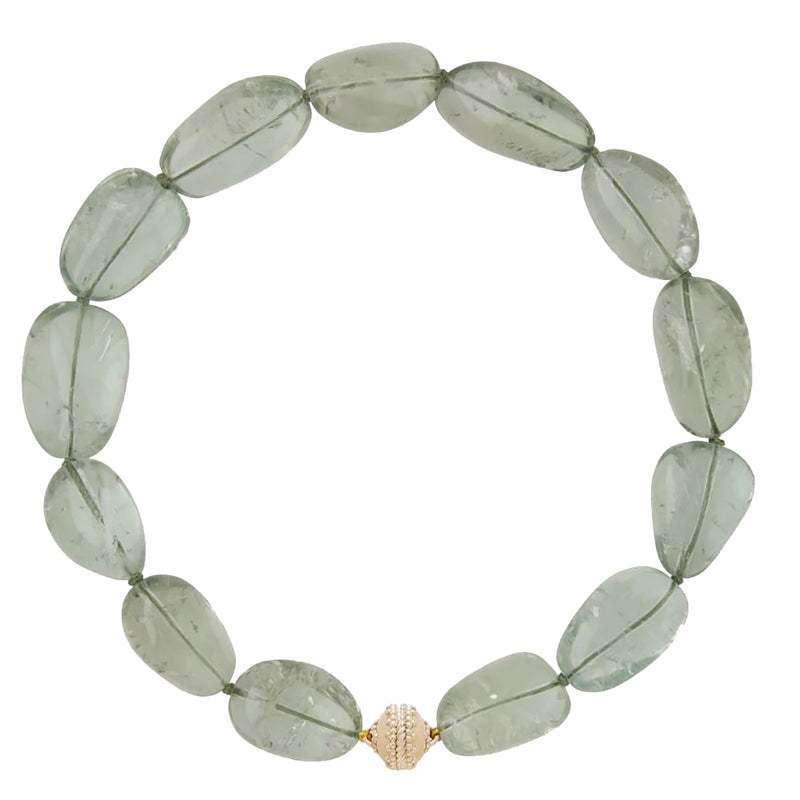Large Helen Green Amethyst Necklace