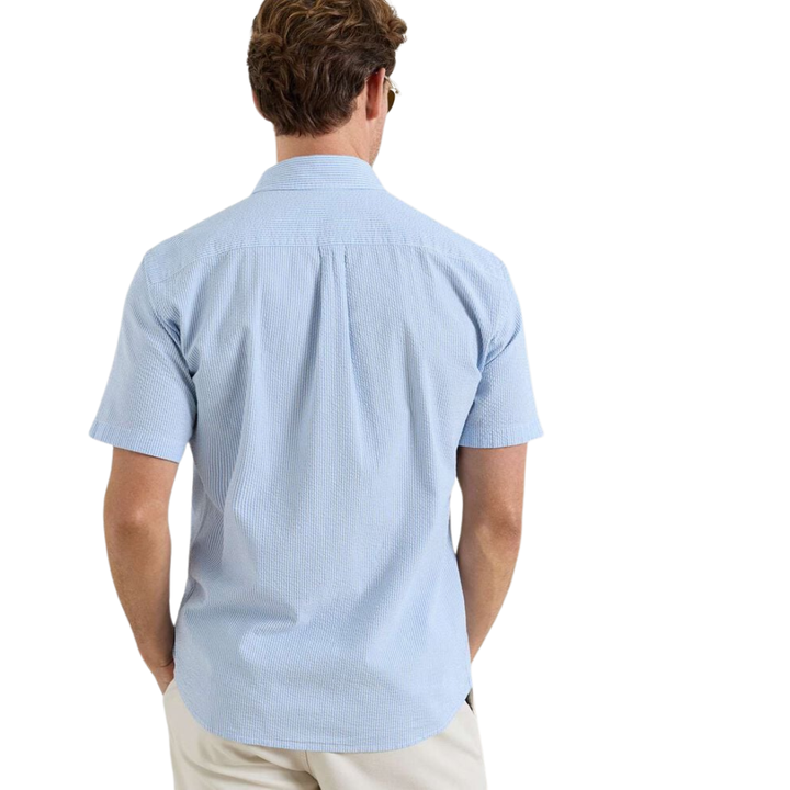 Coastal Stripe Cotton Lyocell Sport Shirt