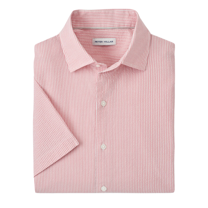 Coastal Stripe Cotton Lyocell Sport Shirt