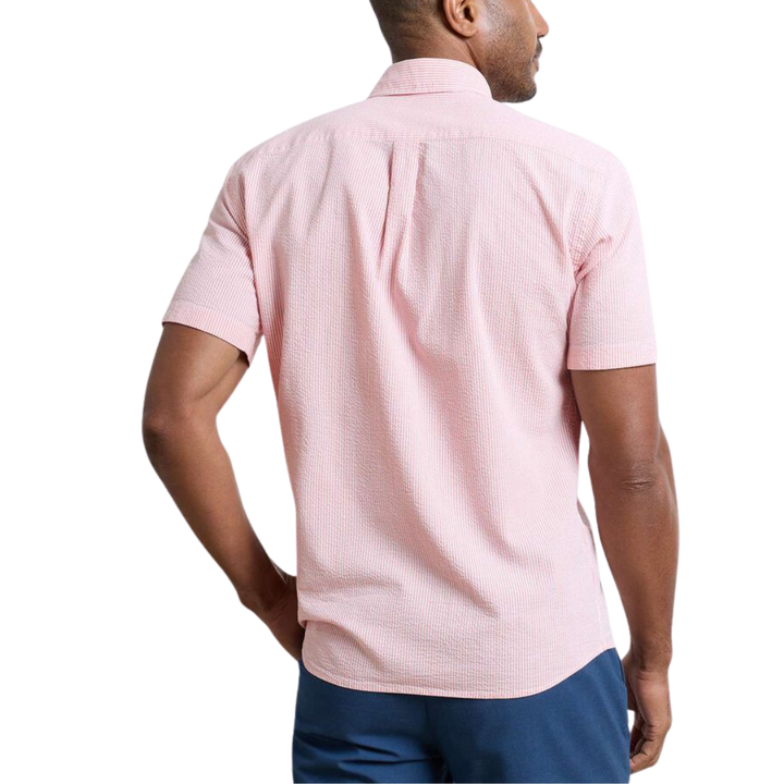 Coastal Stripe Cotton Lyocell Sport Shirt