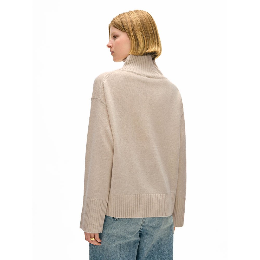 Cashmere Easy Standneck