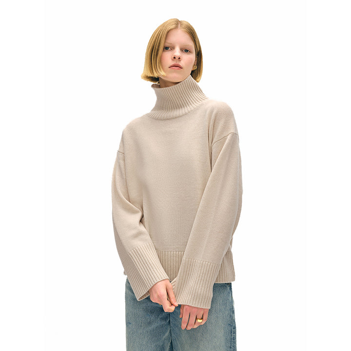 Cashmere Easy Standneck