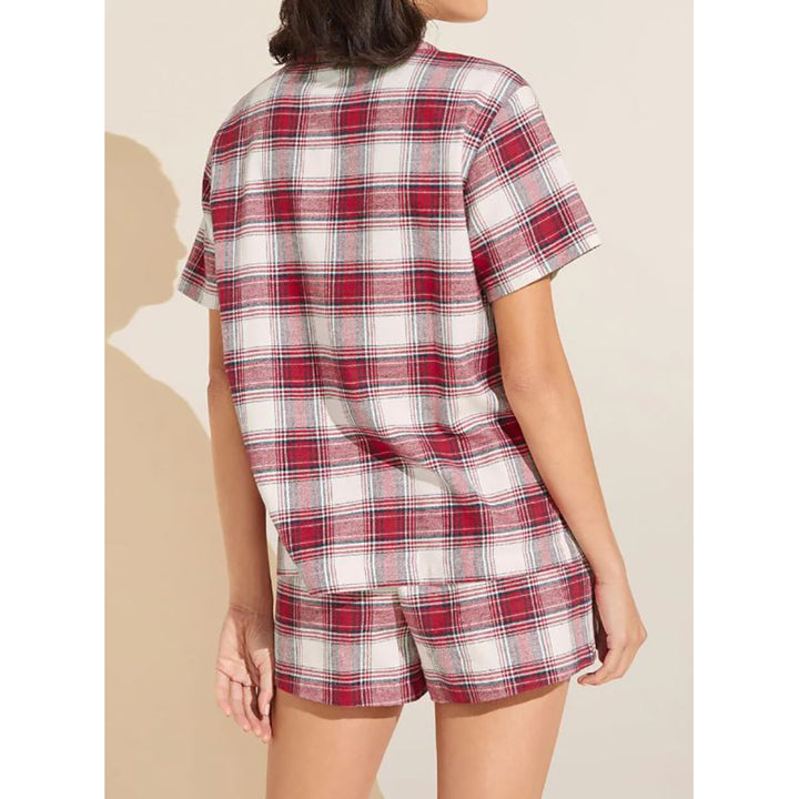 Flannel Short Pj Set