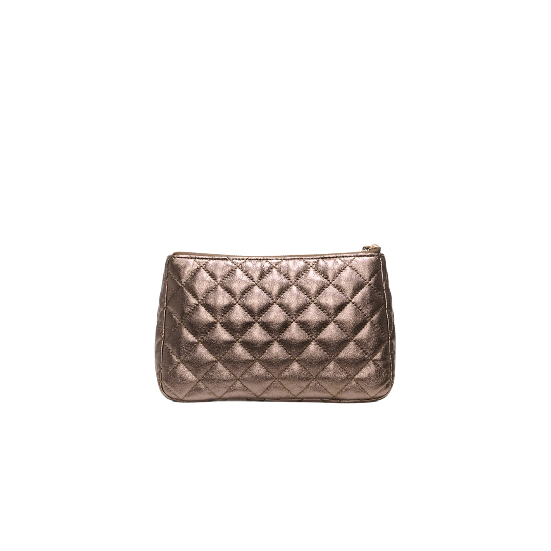 Leather Medium Luna Cosmetic Bag