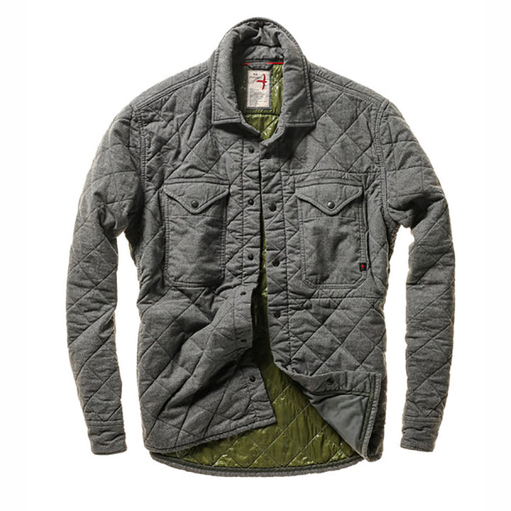 Tick Weave Shirt Jacket