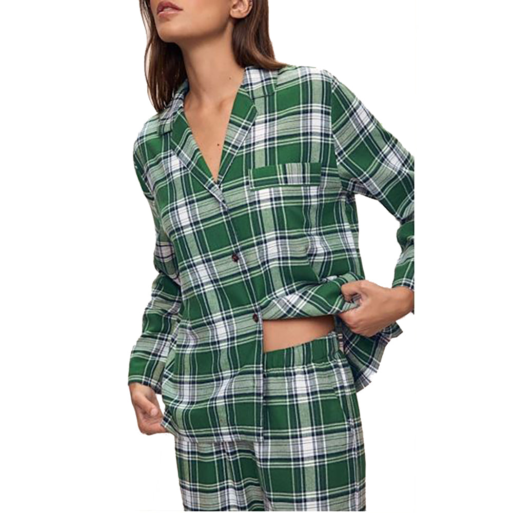 Flannel Long Pj Set