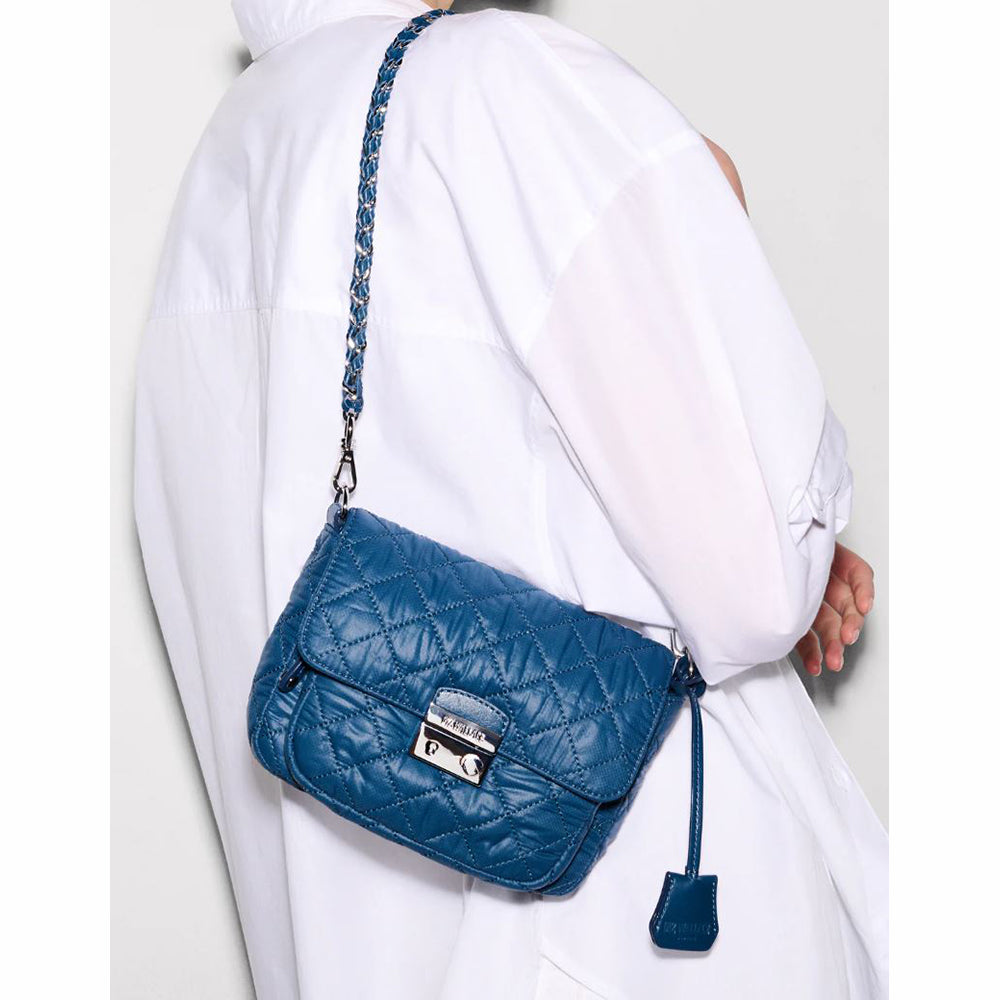 Small Crosby Lock Crossbody - French Blue
