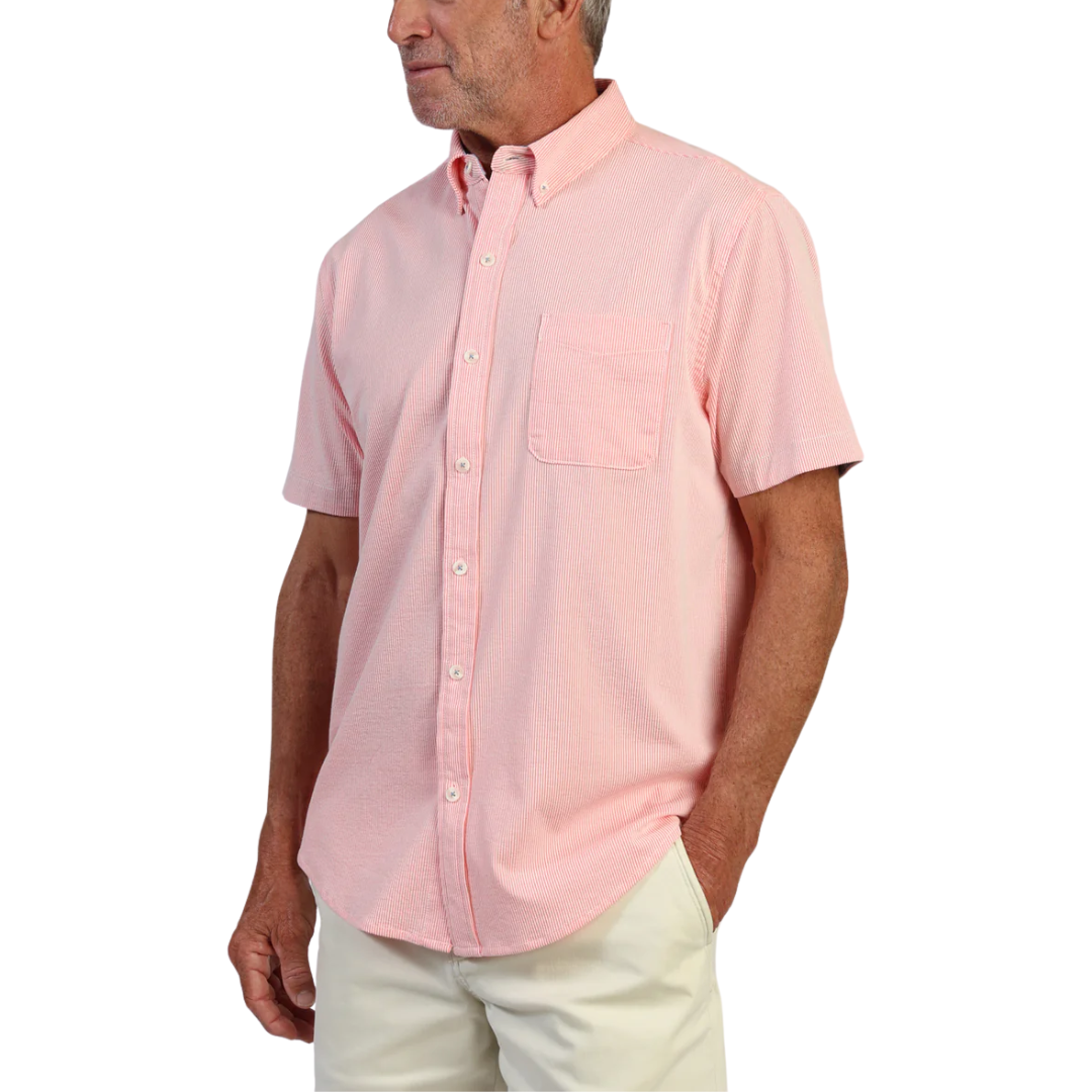 Stretch Knit Seersucker Shirt