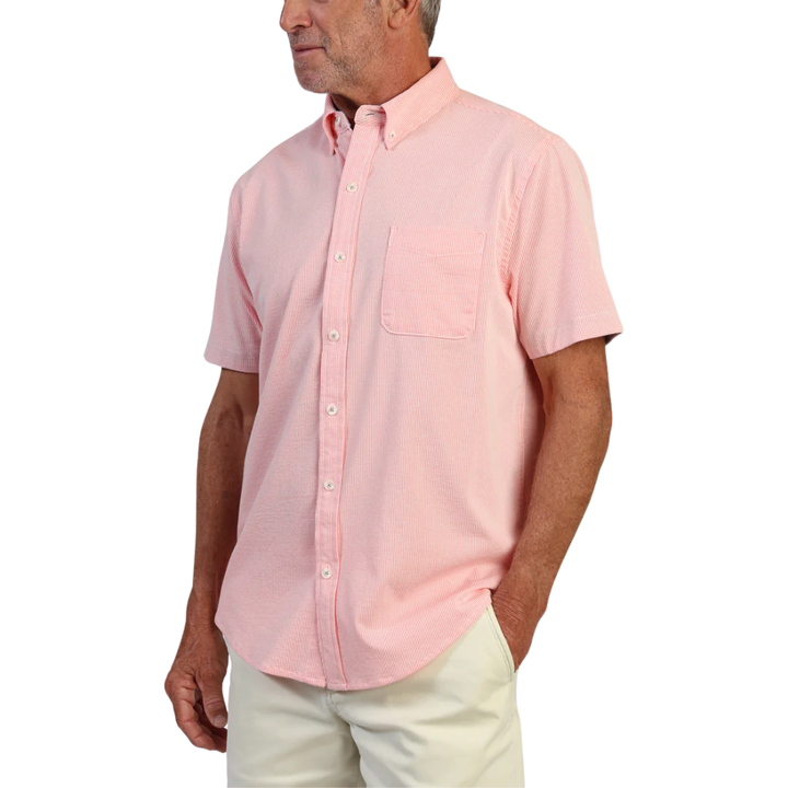 Stretch Knit Seersucker Shirt