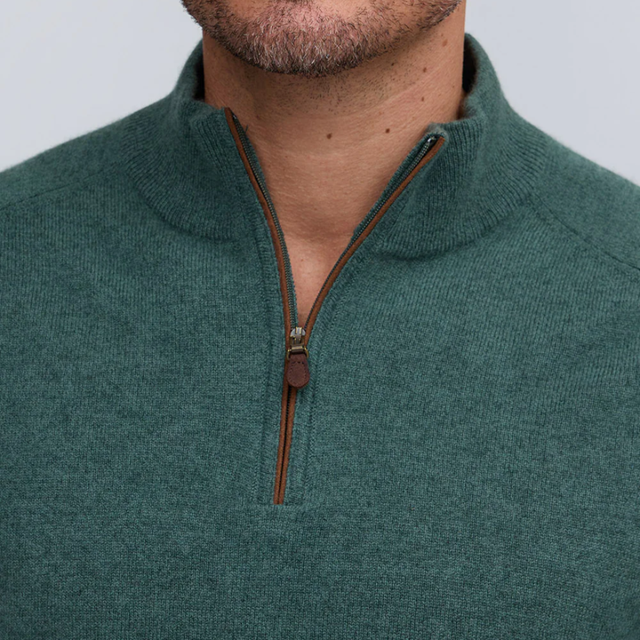 Cashmere Suede 1/4-Zip