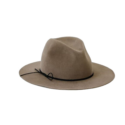 Luxe Amelia Suede Tie Hat