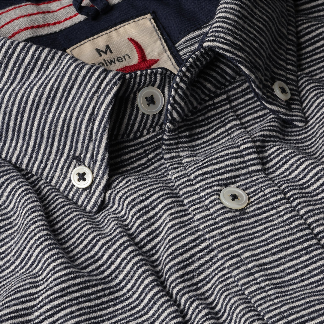 Hemp Strip Buttondown