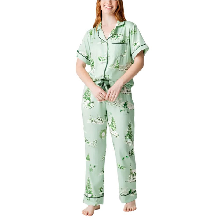 Holiday Toile Pajama Pant Set