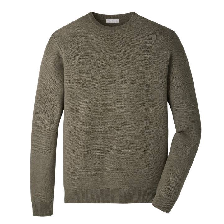 Autumn Crest Honeycomb Crewneck Sweater