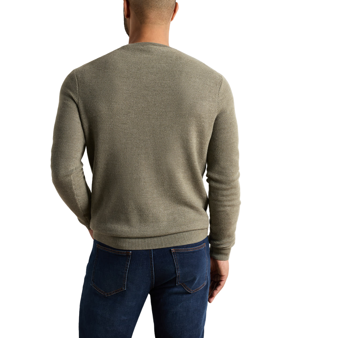 Autumn Crest Honeycomb Crewneck Sweater