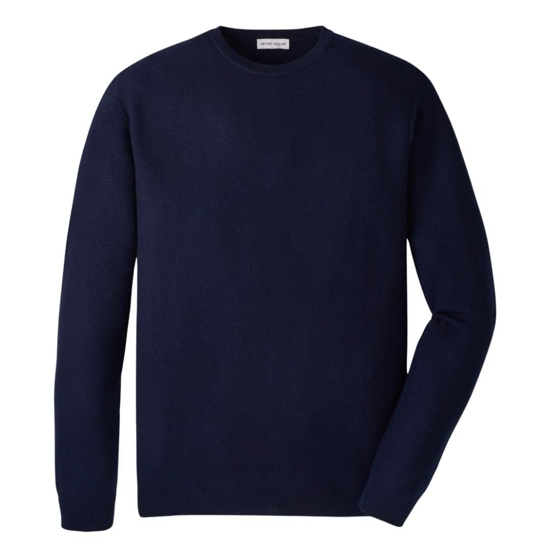 Autumn Crest Honeycomb Crewneck Sweater