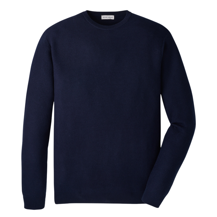 Autumn Crest Honeycomb Crewneck Sweater