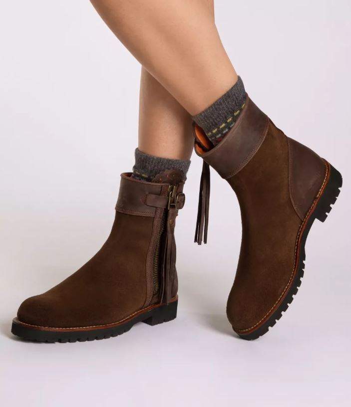 Inclement Cropped Tassel Boot