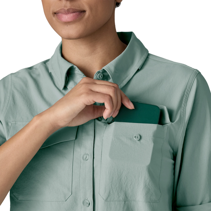 Women's Long-Sleeved Self-Guided Sun Shirt
