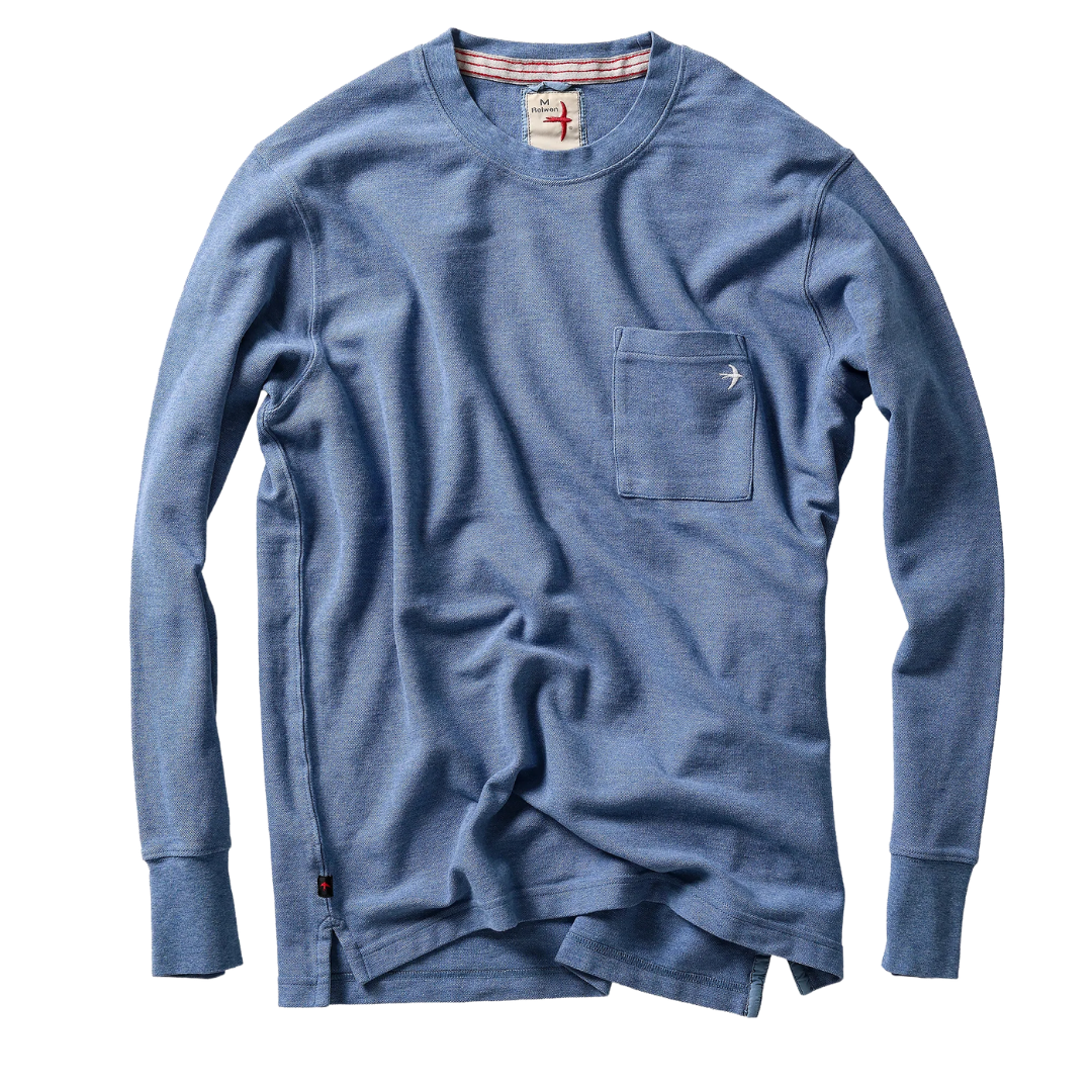 L/S Vintage Pique Crew