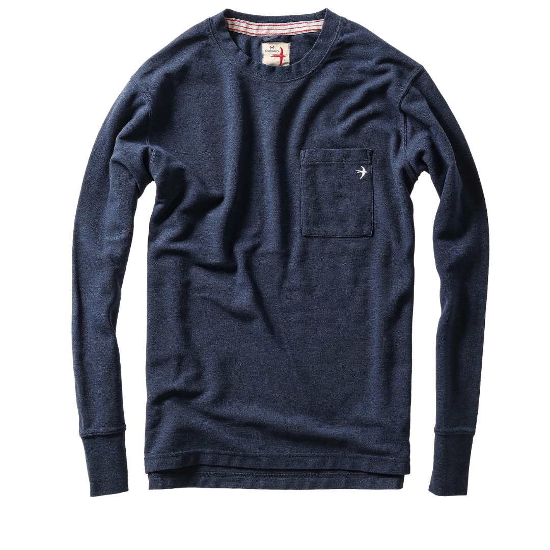 L/S Vintage Pique Crew