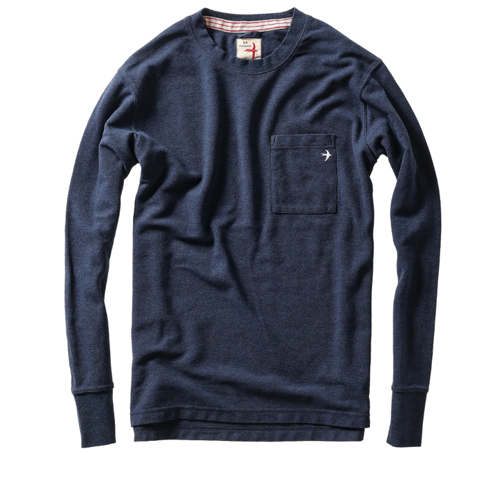 L/S Vintage Pique Crew