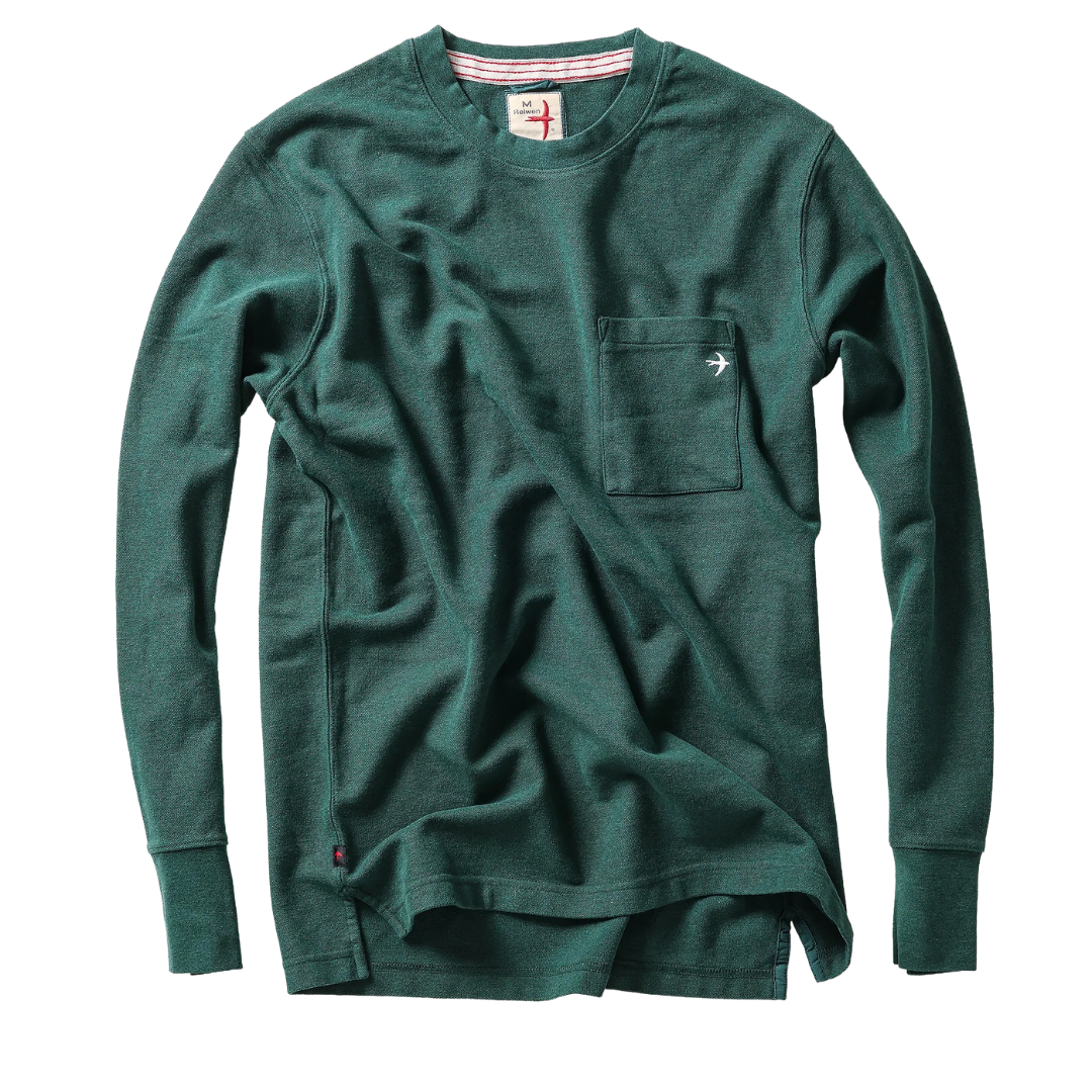 L/S Vintage Pique Crew